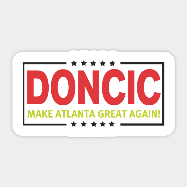 Doncic - MAGA!!! Sticker by OffesniveLine